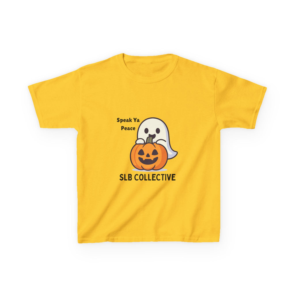 Halloween Kids Speak Ya Peace Tee