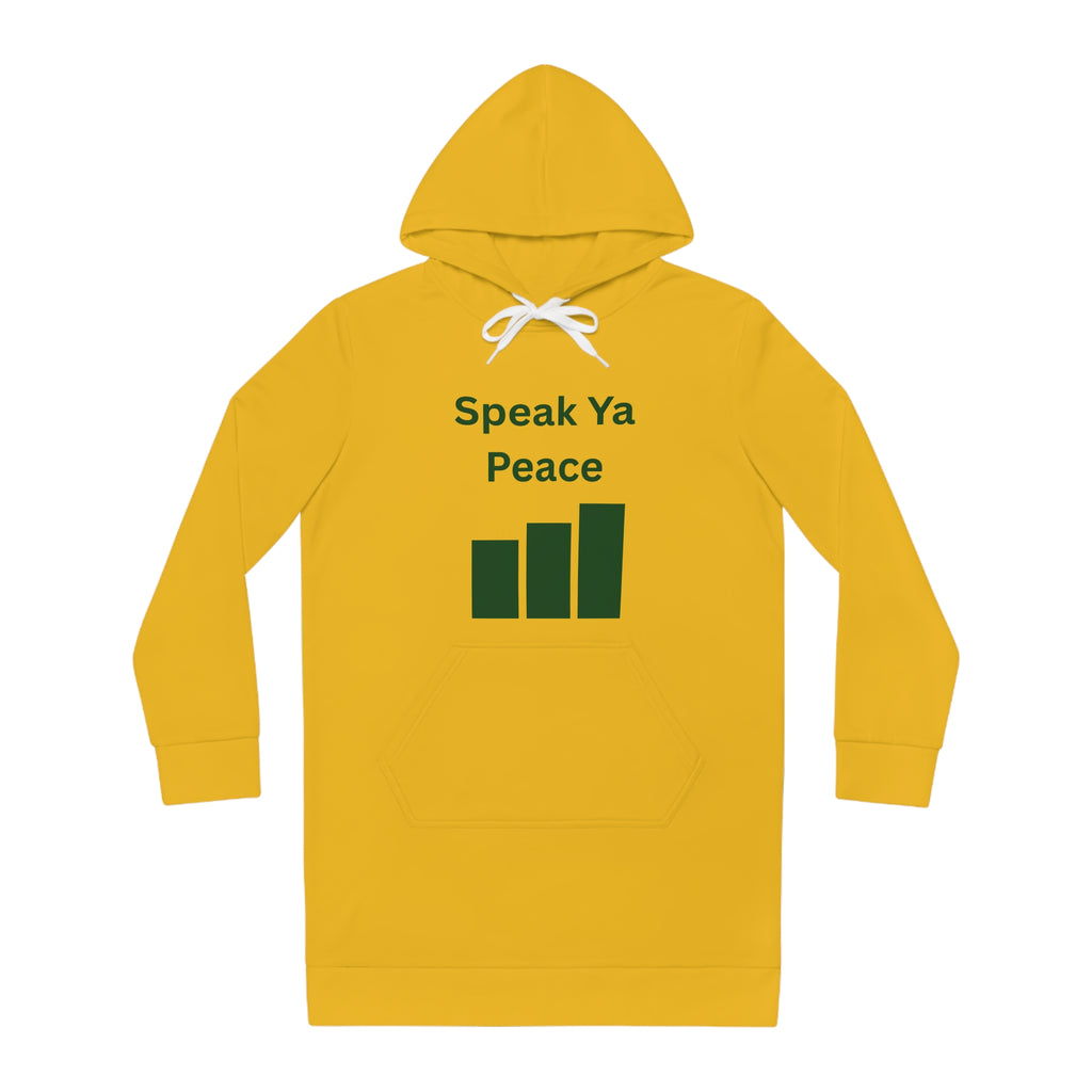 Speak Ya Peace Hoodie Dress