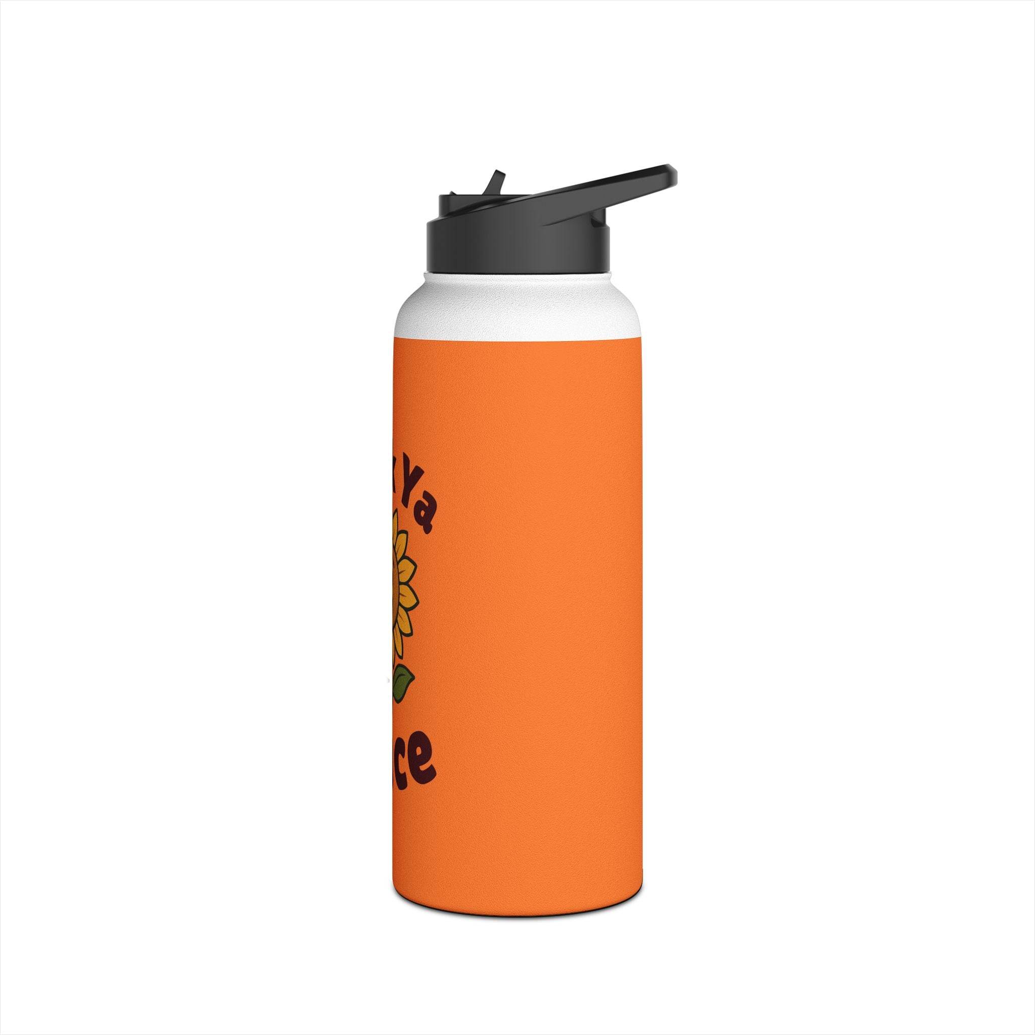 Peaceful Vibes Stainless Steel Water Bottle - Speak Ya Peace Design