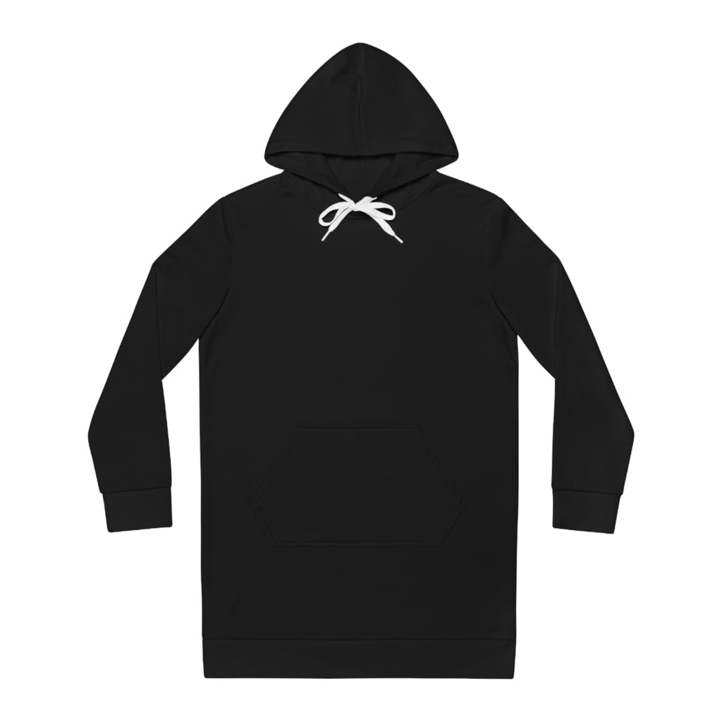 Women's Hoodie Dress — 'Before You Act'  Inspirational Back-Print