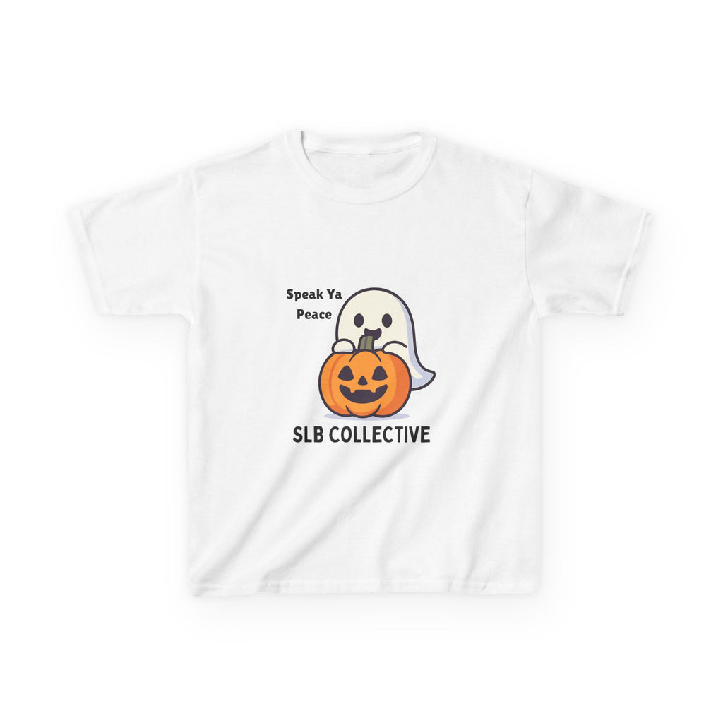 Halloween Kids Speak Ya Peace Tee