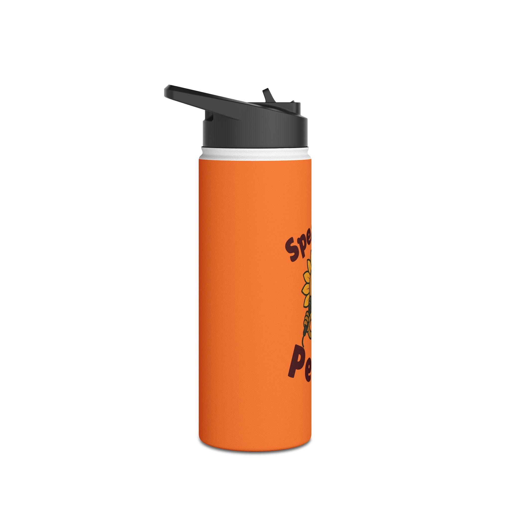 Peaceful Vibes Stainless Steel Water Bottle - Speak Ya Peace Design