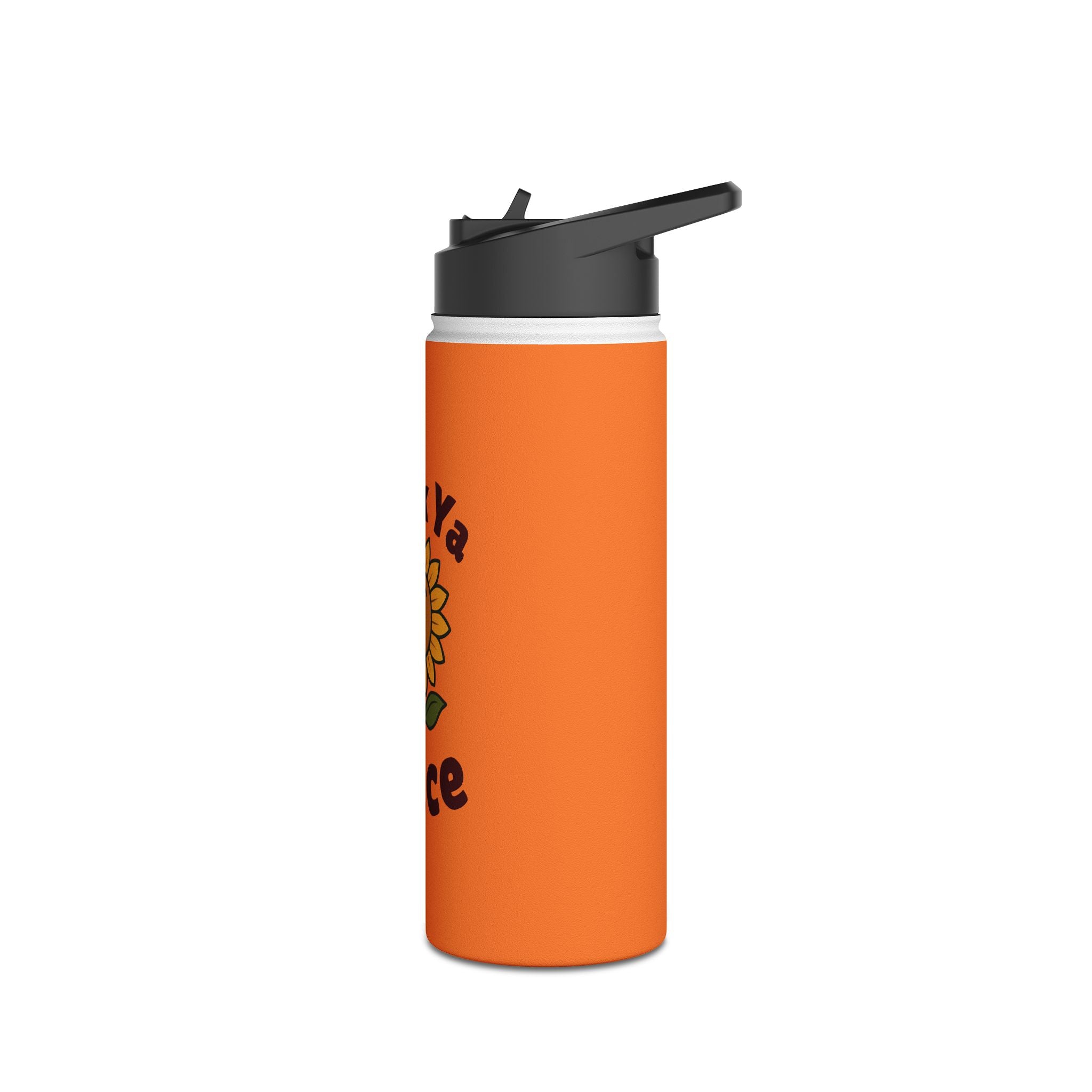 Peaceful Vibes Stainless Steel Water Bottle - Speak Ya Peace Design