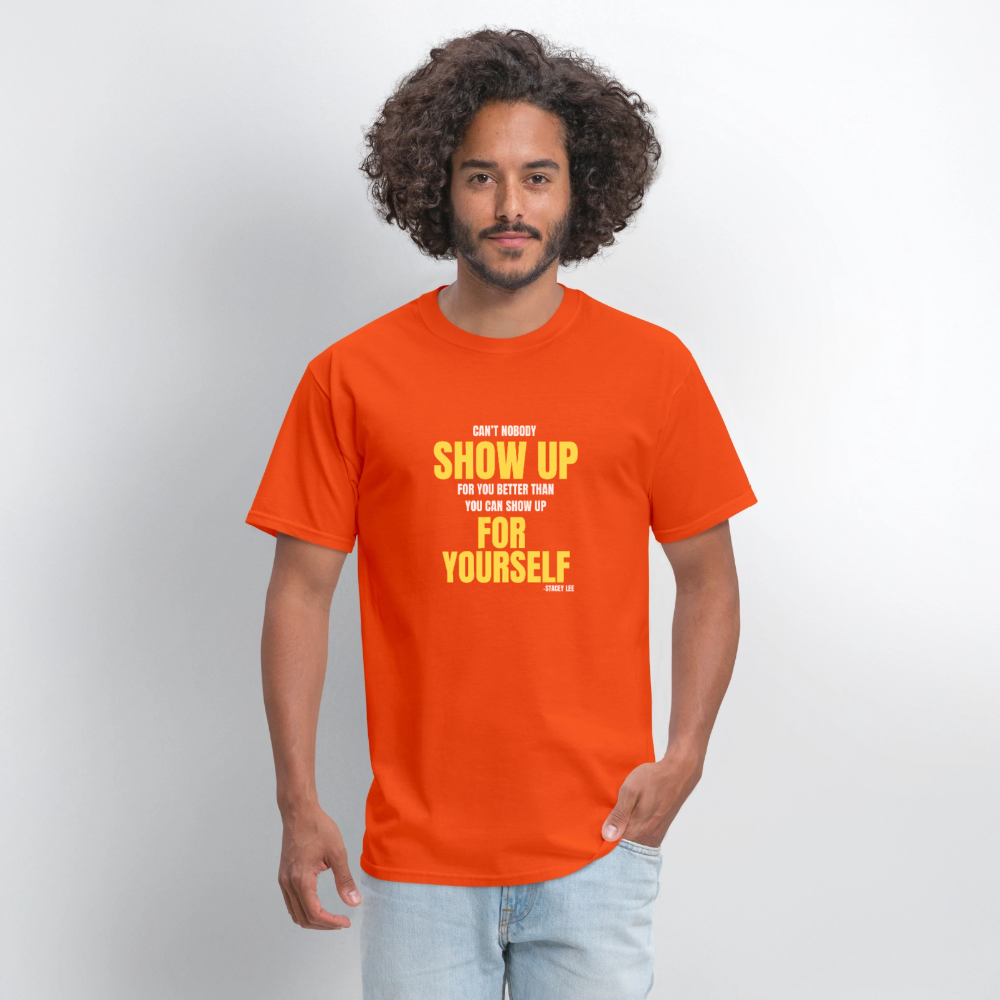 Show Up T-Shirt | GILDAN 5000 - orange