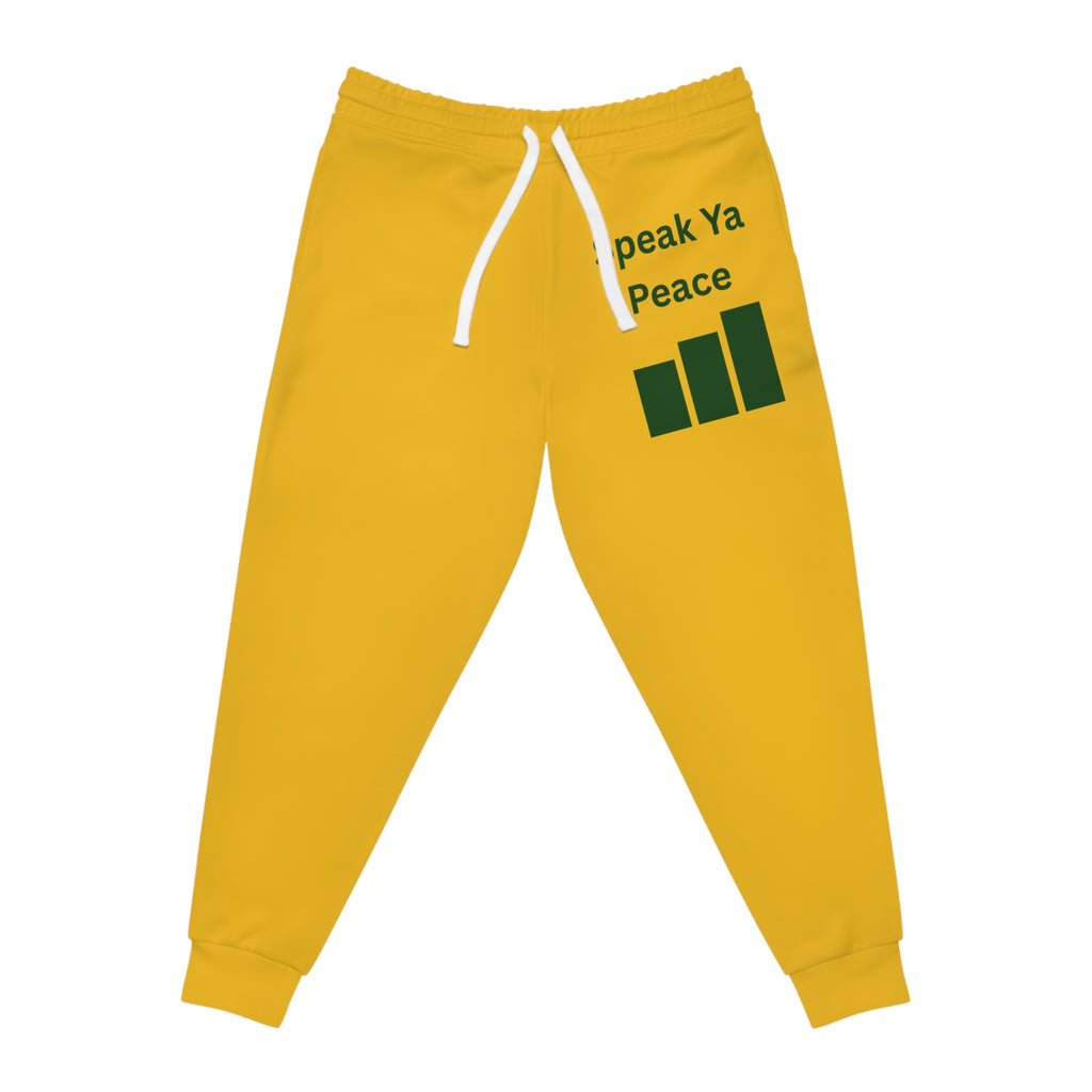 Speak Ya Peace Athletic Joggers