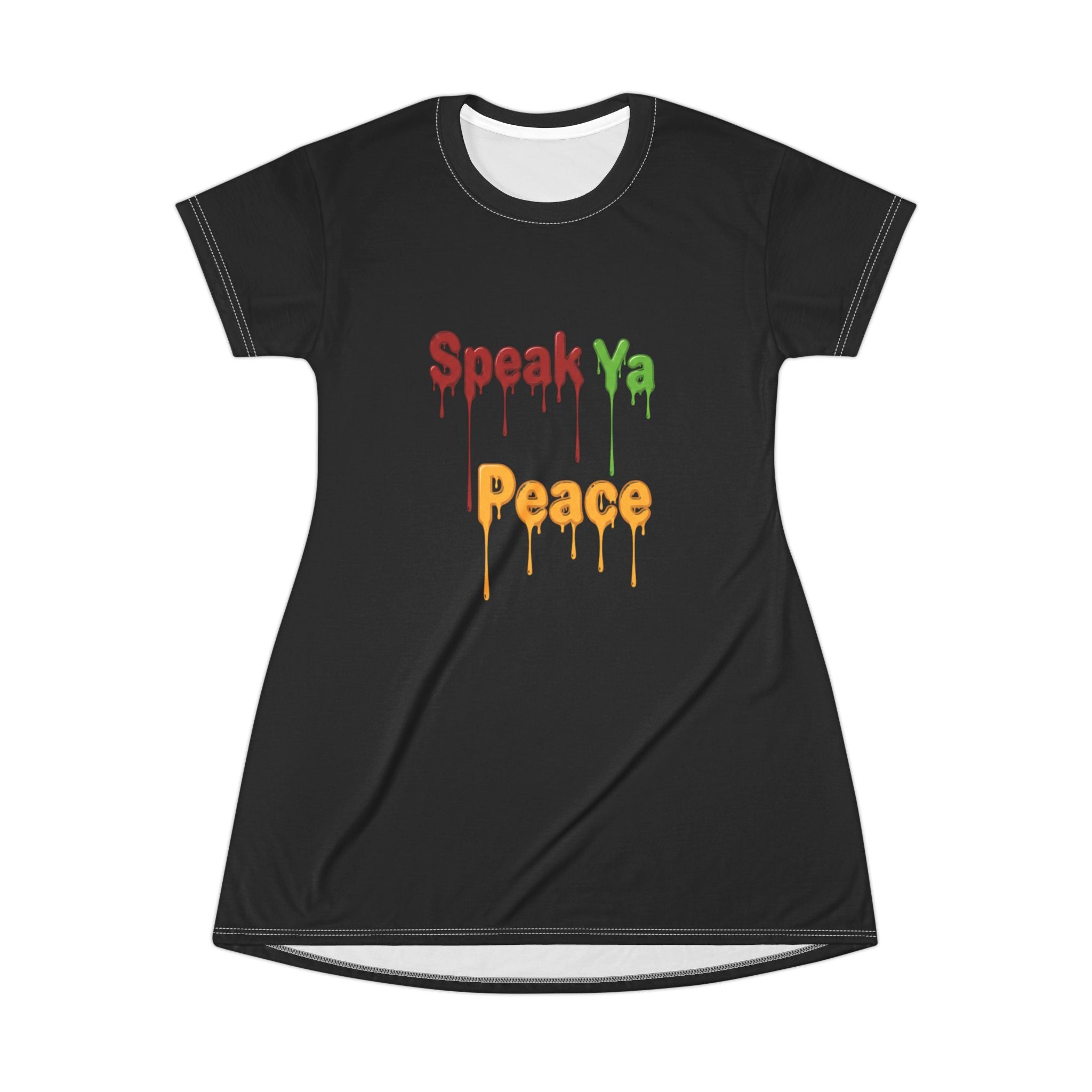 Speak Ya Peace T-Shirt Dress
