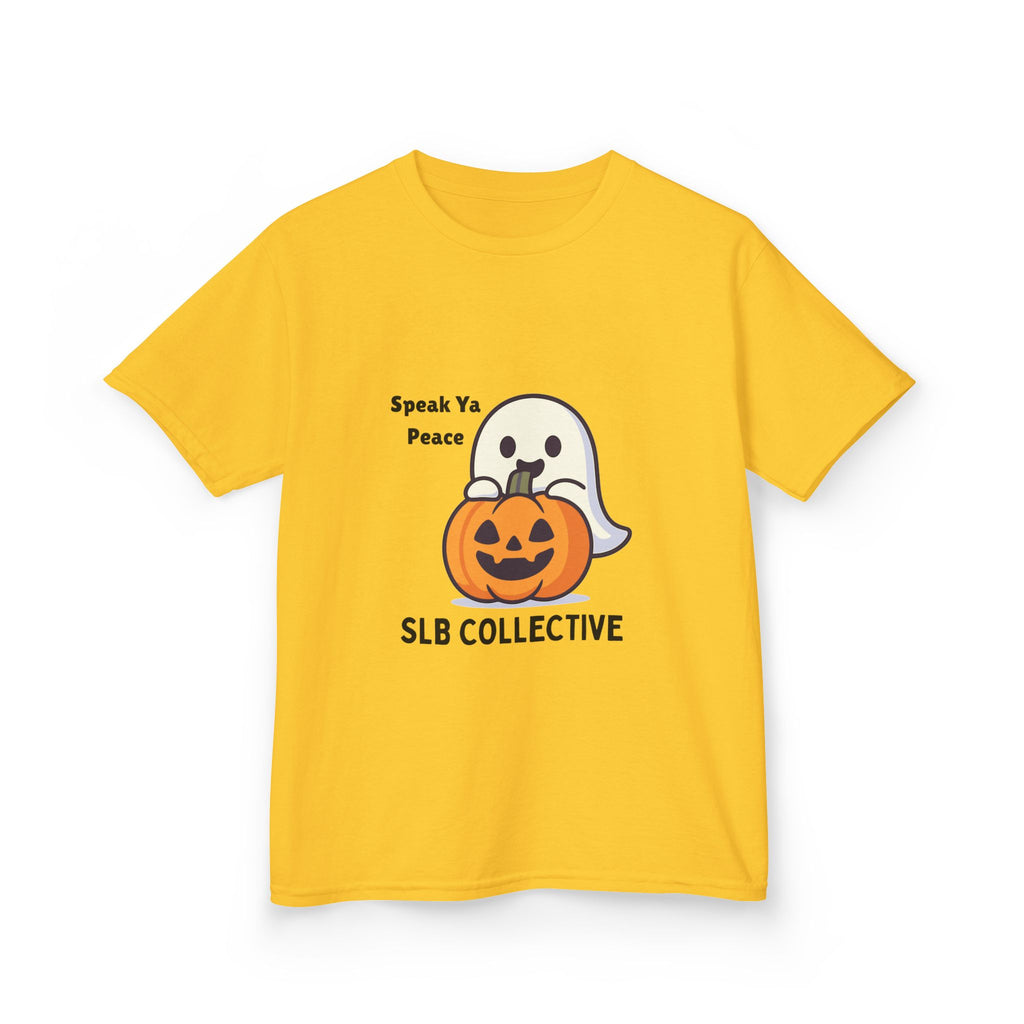 Halloween Kids Speak Ya Peace Tee