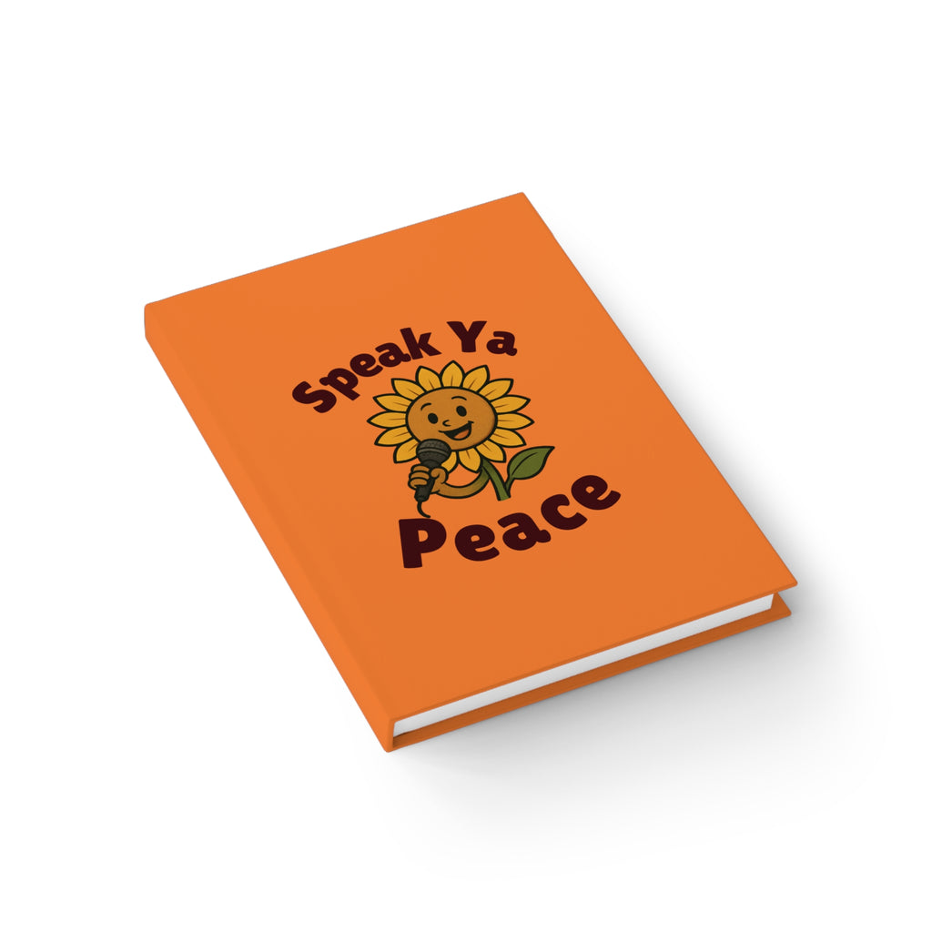 Happy Sunflower Journal - Speak Ya Peace