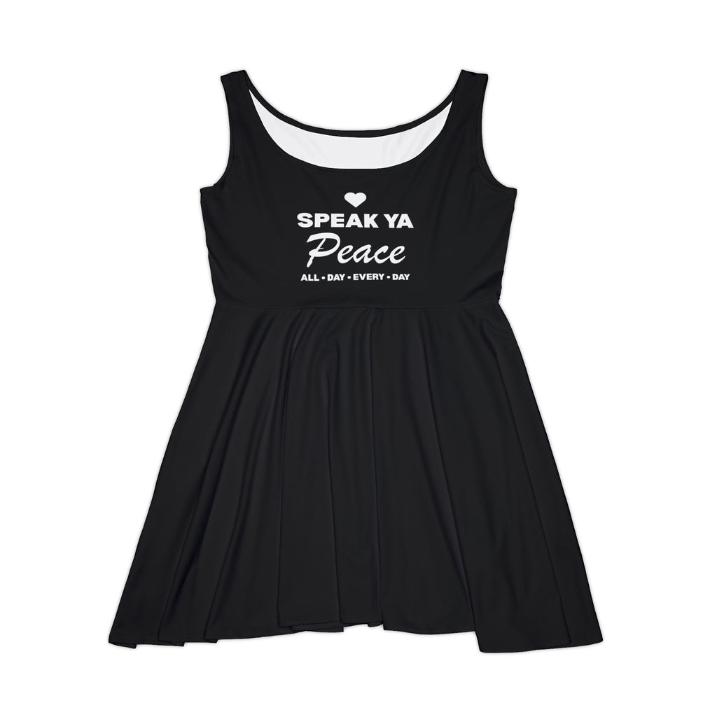 Women's Skater Dress - Speak Ya Peace