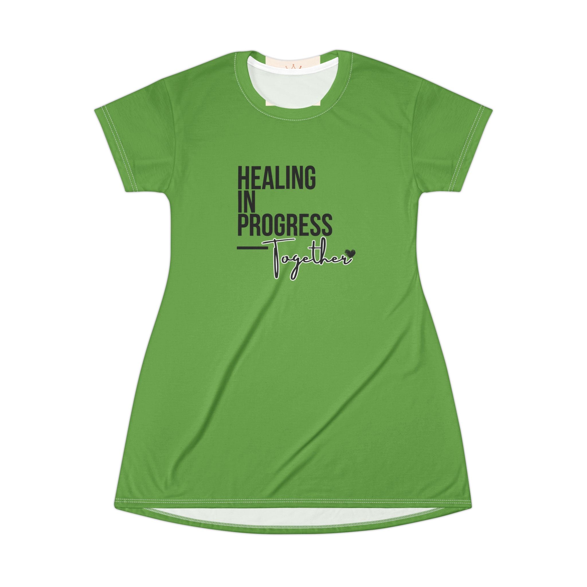 Healing In Progress T‑Shirt Dress