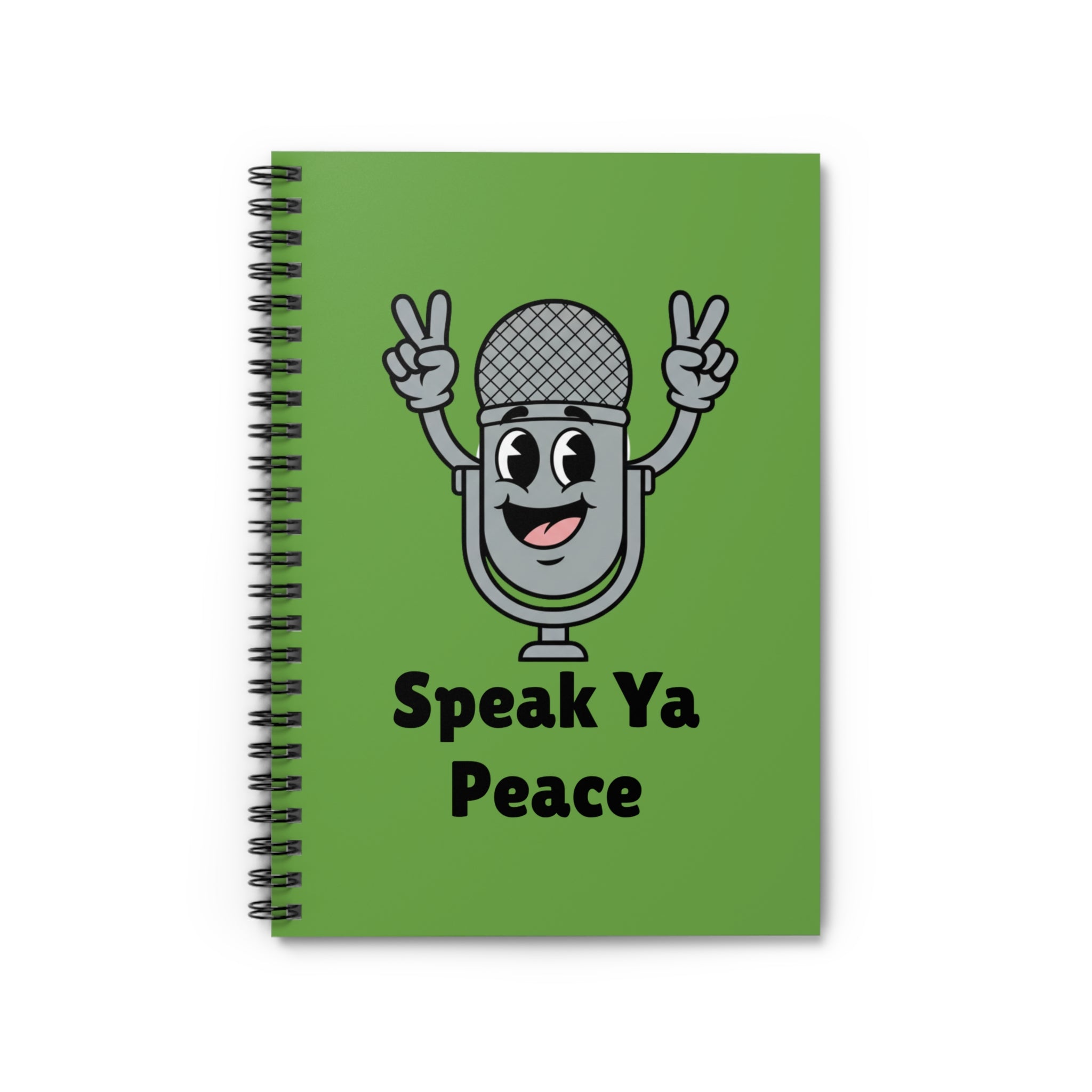 Peaceful Vibes Spiral Notebook - Speak Ya Peace