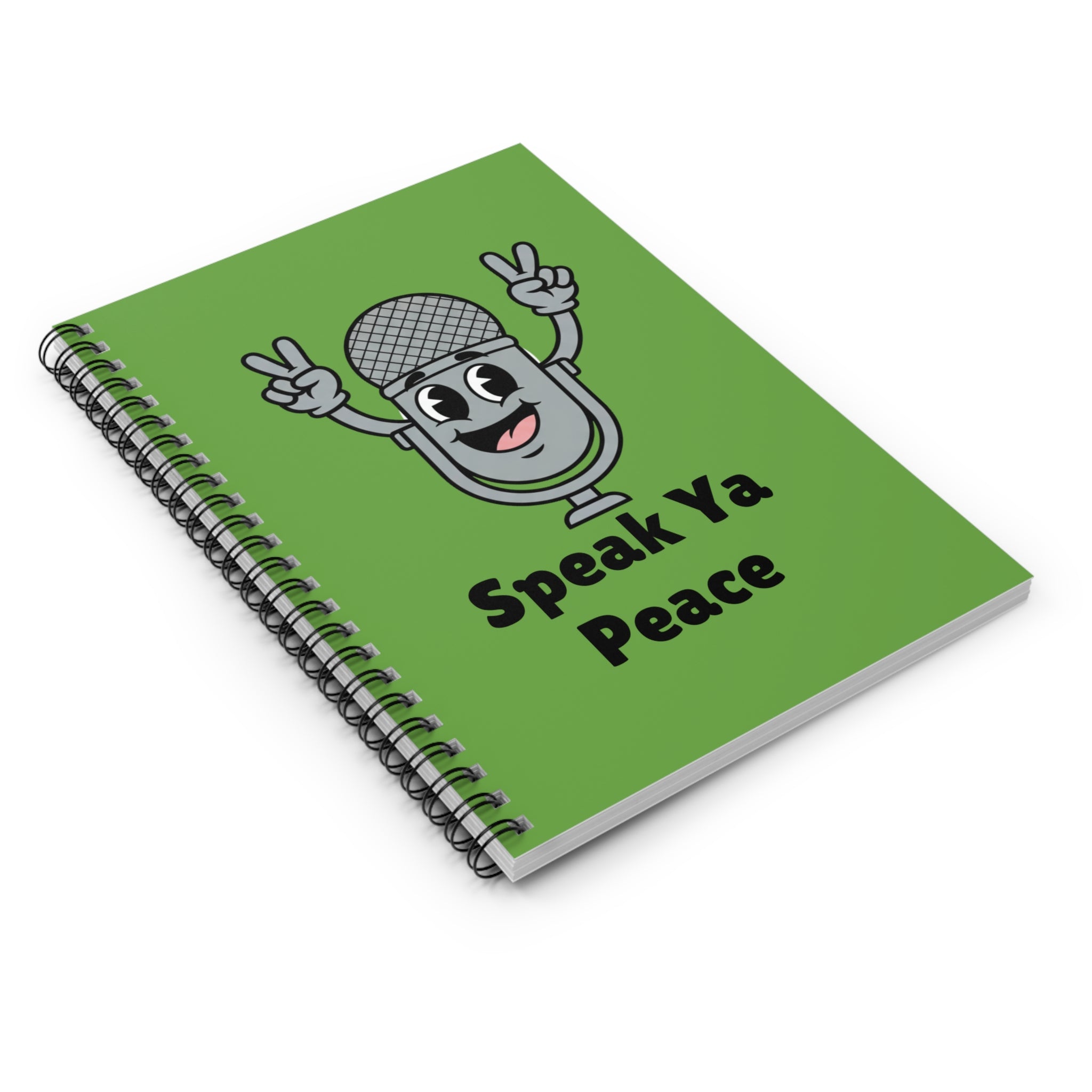 Peaceful Vibes Spiral Notebook - Speak Ya Peace